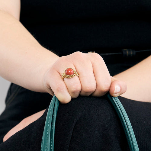 Bague 51 GILBERT ALBERT - Bague en or jaune et billes interchangeables 58 Facettes DV5853-3-51-2