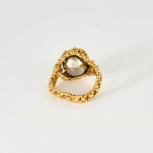 Bague 51 GILBERT ALBERT - Bague en or jaune et billes interchangeables 58 Facettes DV5853-3-51-2