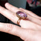 Bague 53 Bague en or jaune et améthyste 58 Facettes DV14341-1-53-2