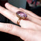 Bague 53 Bague en or jaune et améthyste 58 Facettes DV14341-1-53-2
