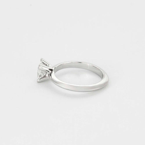 Bague 51 Bague solitaire en or gris et diamant 58 Facettes DV14258-1