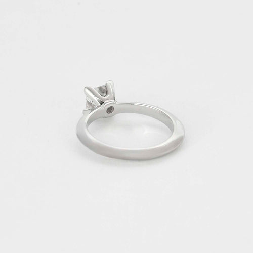 Bague 51 Bague solitaire en or gris et diamant 58 Facettes DV14258-1