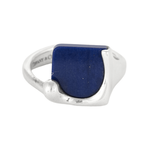 Bague 50 Tiffany & Co - Elsa Peretti - Bague argent et lapis lazuli 58 Facettes DV13401-6