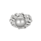 Bague 49 MIKIMOTO - Bague cocktail en or gris, perle de culture de Tahiti , diamants 58 Facettes DV14290-1
