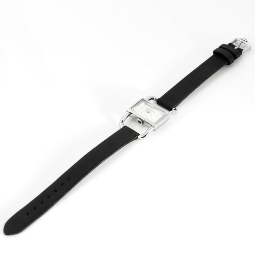 Montre JAEGER LECOULTRE - Montre de dame « Étrier » en acier de la maison Jaeger LeCoultre pour Hermès 58 Facettes DV4479-10