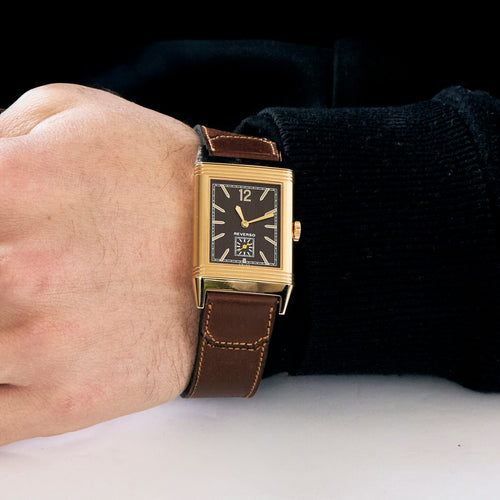 Montre JAEGER LECOULTRE - Reverso Ultra-mince Hommage à 1931, Montre en or rose 58 Facettes DV4479-22