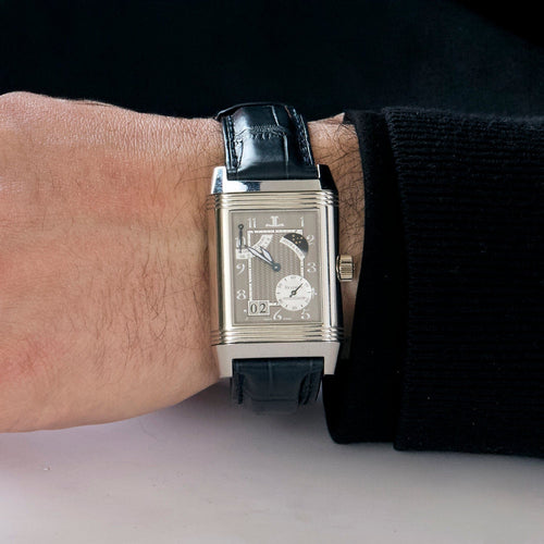 Montre JAEGER LECOULTRE - Reverso Septantième - Série Limitée - Superbe et rare montre d'homme à boitier pivotant en platine 58 Facettes DV4479-21