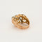 Bague 52 Bague en or rose, or gris et diamants 58 Facettes DV0013-31-52-1