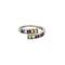 Bague 50 Bague en or gris et pierres fines de couleurs 58 Facettes DV14179-1-50-2