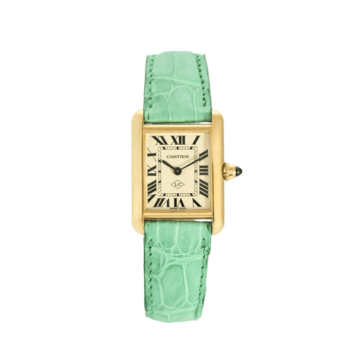 Montre CARTIER- TANK - Louis Cartier - Bracelet montre en or jaune 58 Facettes DV3419-25