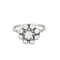 Bague 54.5 Bague marguerite en or blanc, platine et diamants 58 Facettes DV14304-1-545-2
