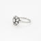 Bague 54.5 Bague marguerite en or blanc, platine et diamants 58 Facettes DV14304-1-545-2