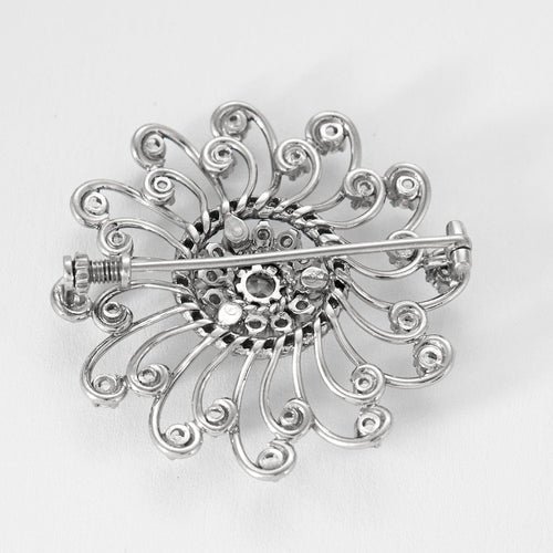 Broche Broche or gris et diamants 58 Facettes DV14293-5