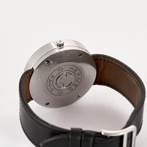 Montre HERMES - PASSE PASSE- Montre en acier pour homme 58 Facettes DV11154-6