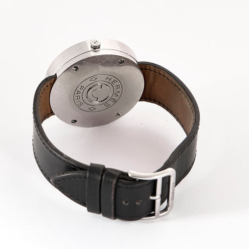 Montre HERMES - PASSE PASSE- Montre en acier pour homme 58 Facettes DV11154-6