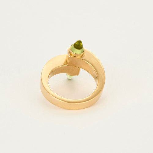 Bague 52 CARTIER - Menottes - Bague en or jaune et péridot 58 Facettes DV3419-22