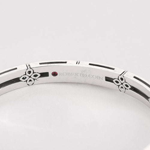 Bracelet ROBERTO COIN - Love in Verona - Bracelet en or gris et diamants 58 Facettes DV1174-4