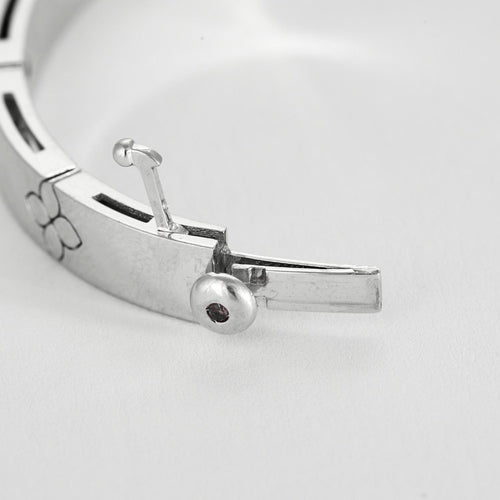 Bracelet ROBERTO COIN - Love in Verona - Bracelet en or gris et diamants 58 Facettes DV1174-4