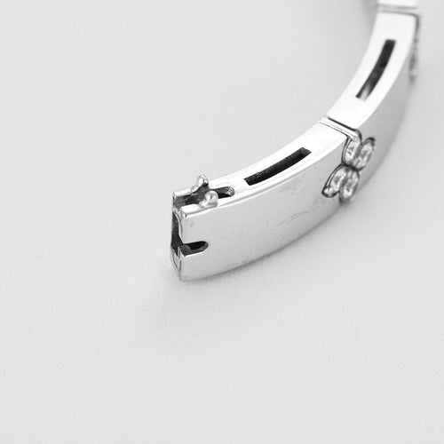 Bracelet ROBERTO COIN - Love in Verona - Bracelet en or gris et diamants 58 Facettes DV1174-4