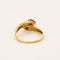 Bague 56 Bague en or jaune, rubis et diamants 58 Facettes DV5719-1