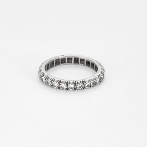 Bague 51.5 Alliance américaine en or blanc et diamants 58 Facettes DV14804-1-515-3