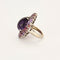 Bague 45 ISABELLE LANGLOIS - Émotion Poire - Bague améthyste et pierres fines 58 Facettes DV0956-2-45-3