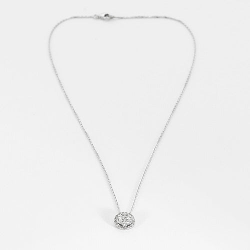 Collier Collier en or gris et diamants 58 Facettes DV3673-15