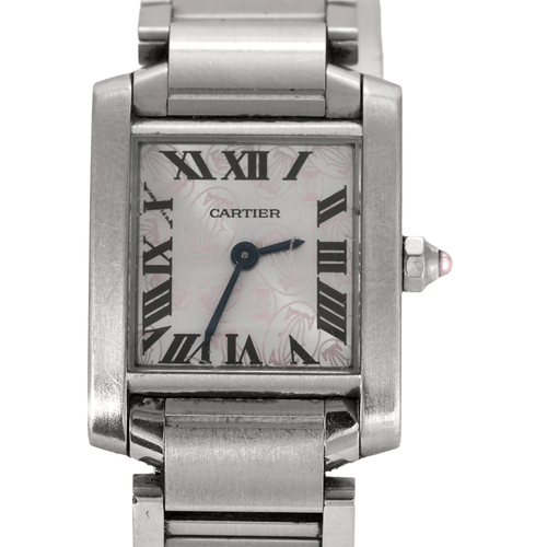 Montre CARTIER - Montre tank en acier. 58 Facettes DV13628-1