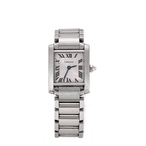 Montre CARTIER - Montre tank en acier. 58 Facettes DV13628-1