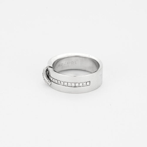 Bague 53 CHAUMET - LIEN - Bague en or gris et diamants 58 Facettes DV14759-1