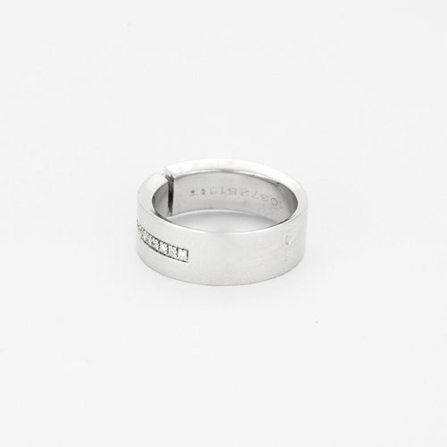 Bague 53 CHAUMET - LIEN - Bague en or gris et diamants 58 Facettes DV14759-1