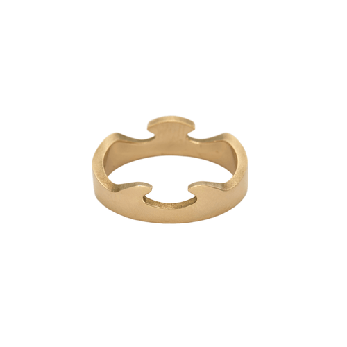 Bague 57.5 Georg Jensen - Fusion - Bague d'extrémité en or rose 58 Facettes DV14365-3-575-2