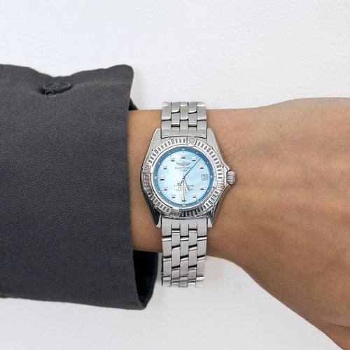 Montre BREITLING - Modèle Callistino - Montre en acier à remontage manuel automatique.  58 Facettes DV12511-9