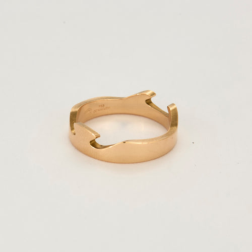 Georg Jensen - Fusion - Bague d'extrémité en or rose