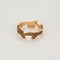 Georg Jensen - Bague fusion en or rose, diamants bruns