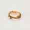 Georg Jensen - Bague fusion en or rose, diamants bruns