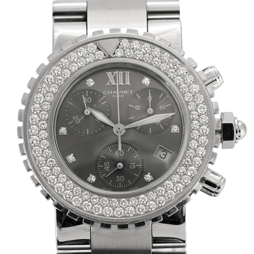 Montre CHAUMET - Class one - Montre acier et diamants 58 Facettes DV0994-3