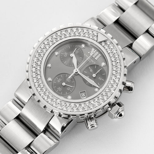 Montre CHAUMET - Class one - Montre acier et diamants 58 Facettes DV0994-3