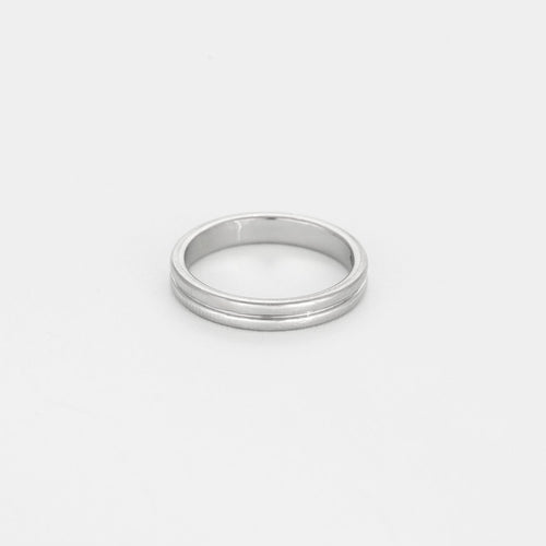 Bague 52 BOUCHERON - Godron - Alliance en platine. 58 Facettes DDV12411-3