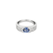 Bague 58 Bague bandeau en or blanc, saphir et diamants 58 Facettes DV15480-2-58-2