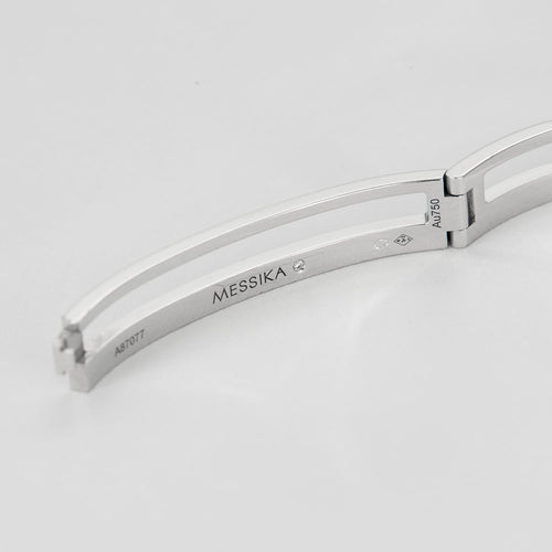 Bracelet MESSIKA - Bangle move Romane - Bracelet en or gris et diamants 58 Facettes DV0316-2