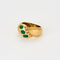Bague 50 Bague en or jaune et émeraudes 58 Facettes DV2156-6