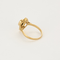 Bague 58 Bague en or jaune, diamants et saphir 58 Facettes DV12410-32