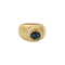 Bague 51 Mellerio- Bague en or jaune saphir et diamants 58 Facettes DV4440-19