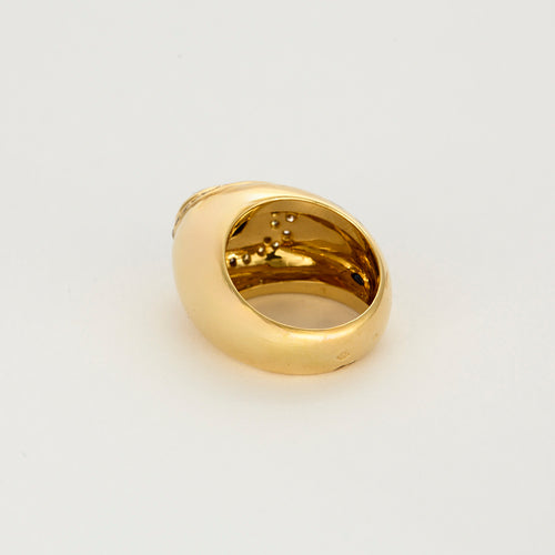 Bague 51 Mellerio- Bague en or jaune saphir et diamants 58 Facettes DV4440-19