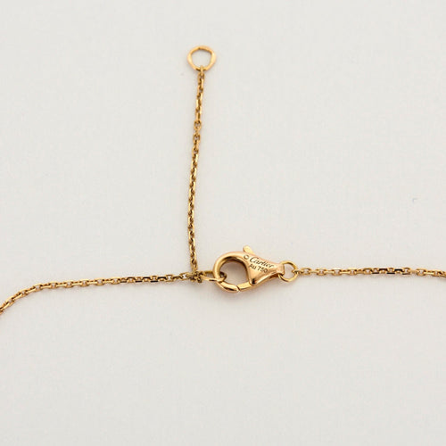 Collier CARTIER - Amulette - Collier en or jaune, cornaline et diamants 58 Facettes DV15656-5