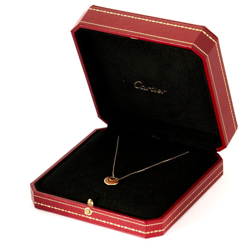 Collier CARTIER - Amulette - Collier en or jaune, cornaline et diamants 58 Facettes DV15656-5
