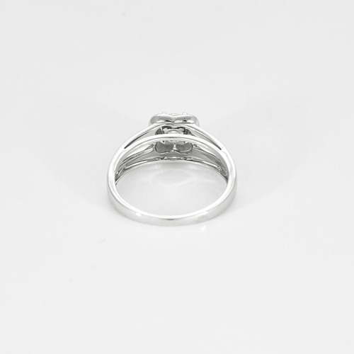 Bague 51 MAUBOUSSIN - Bague Chance of Love N°3 - Bague en or blanc et diamants 58 Facettes DV12432-5
