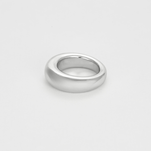 Bague 50 CHAUMET - Bidendum - Bague jonc en or gris 58 Facettes DV0014-13