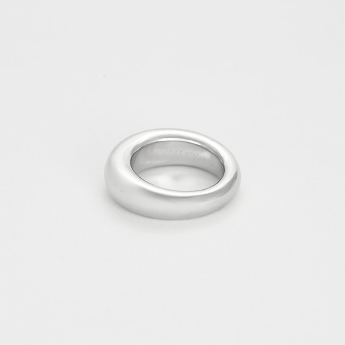 Bague 50 CHAUMET - Bidendum - Bague jonc en or gris 58 Facettes DV0014-13